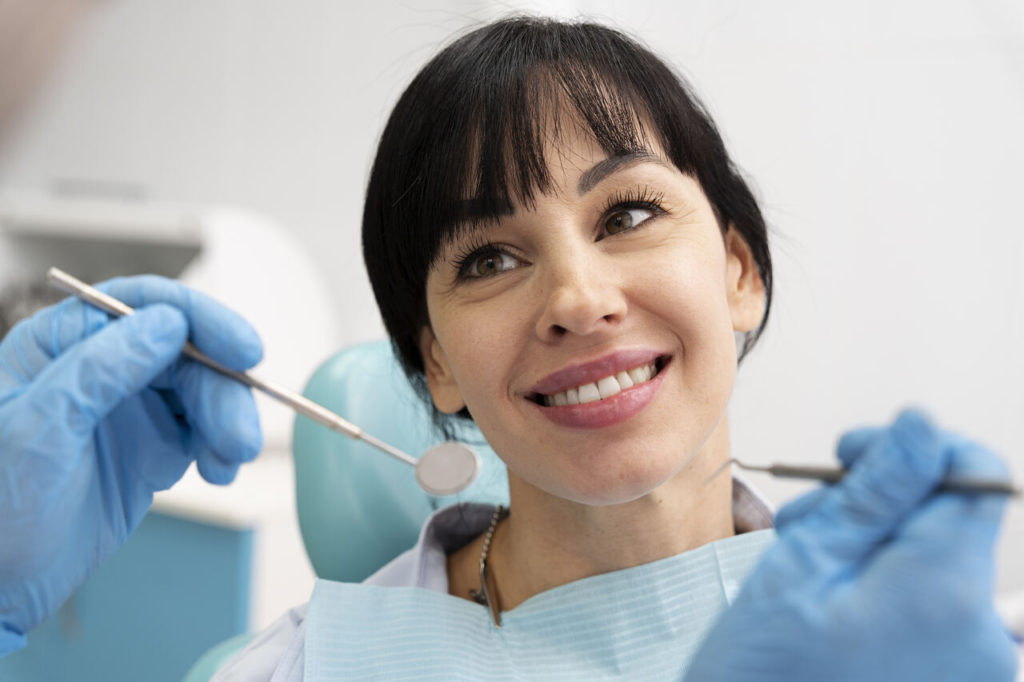 Zähne abschleifen für Veneers